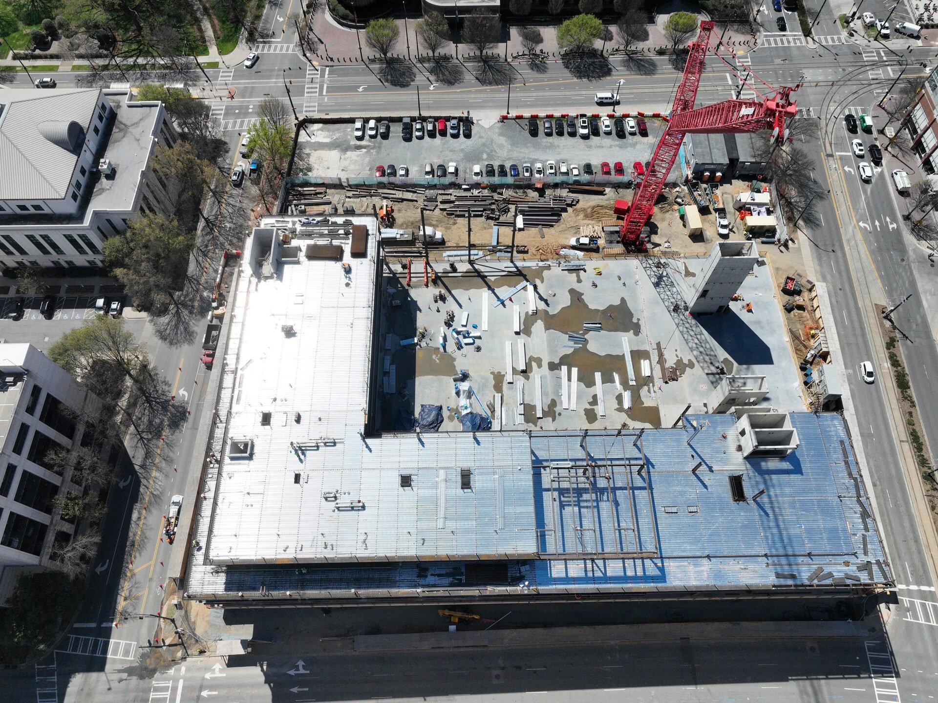 Charlotte Hornets PEC aerial - Siteworks LLC