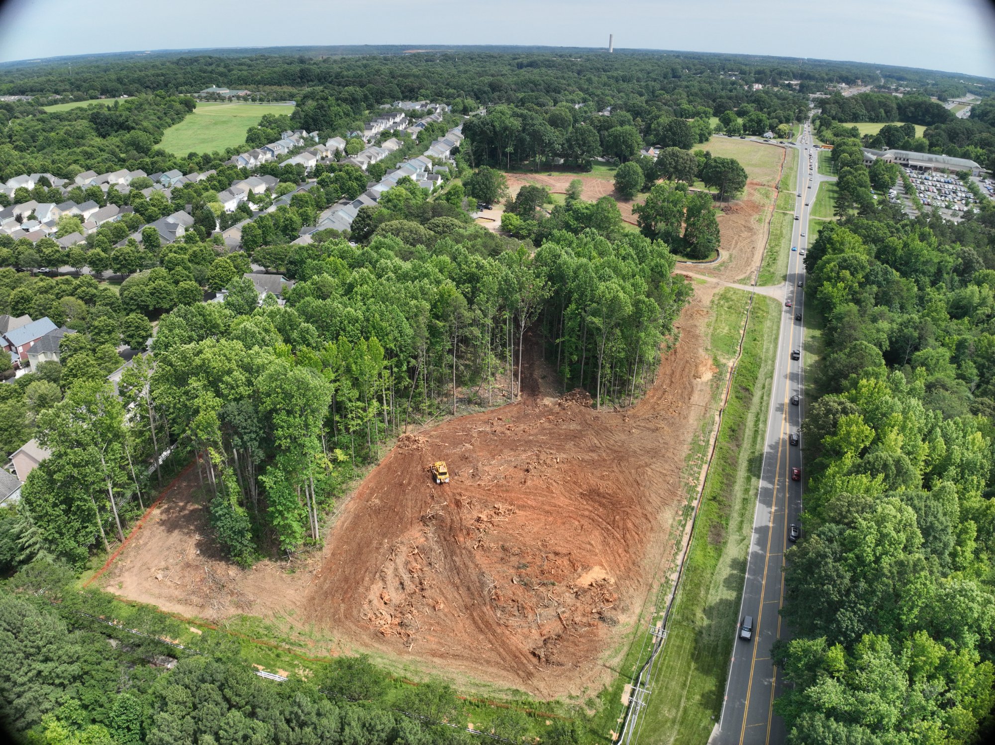 Clearing and grubbing