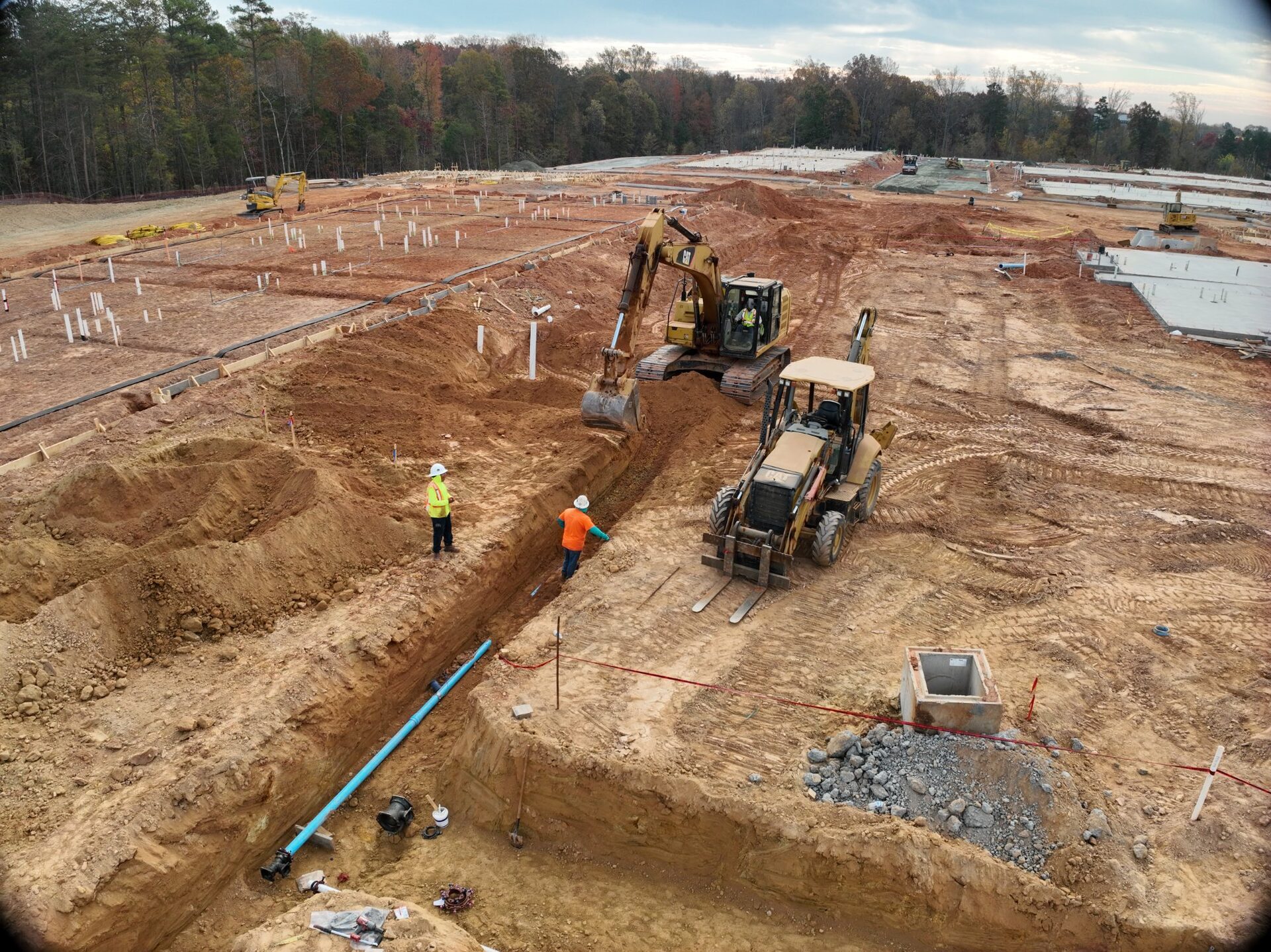 Site clearing and grubbing