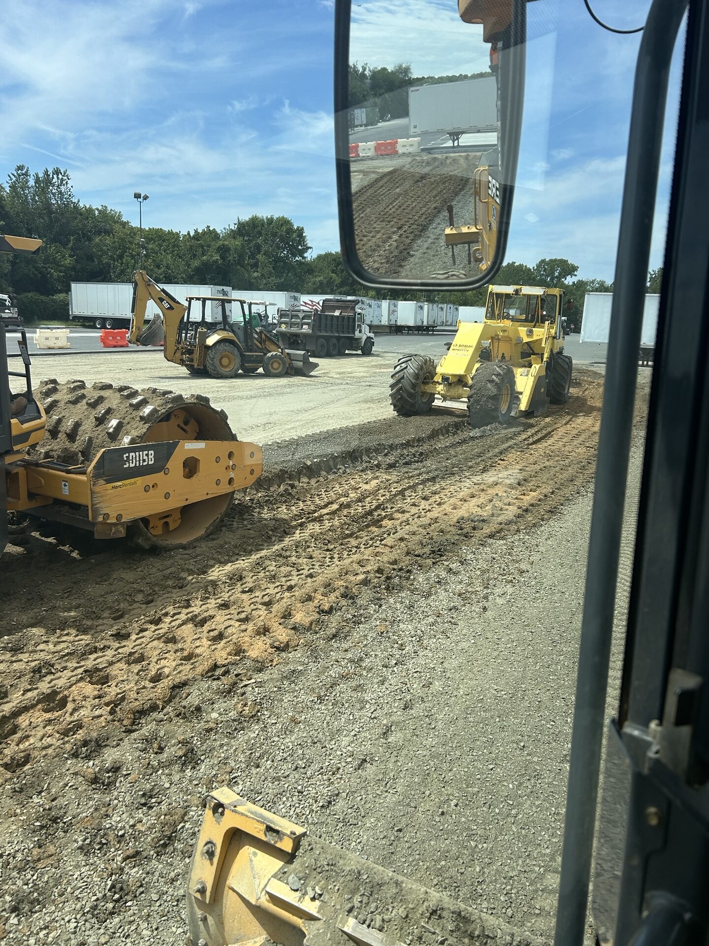 Subgrade treatment and compaction